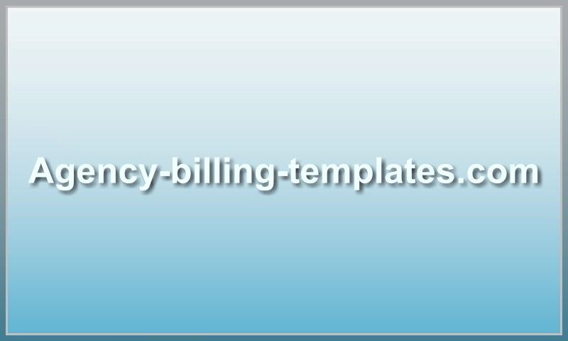 agency-billing-templates.com