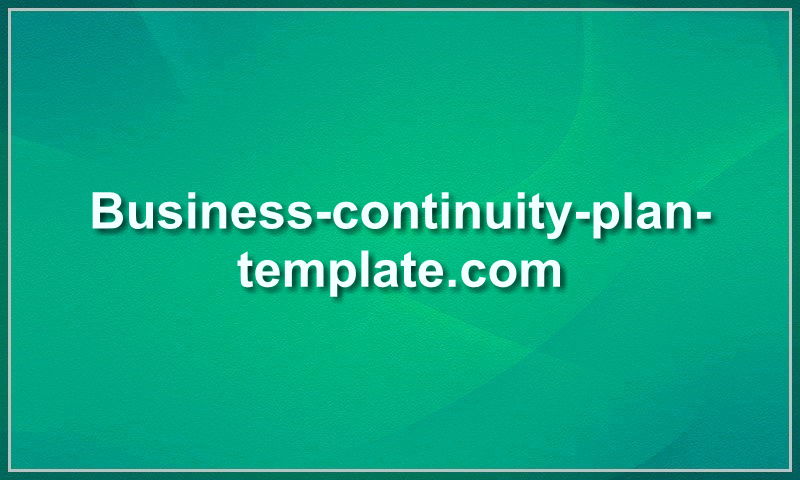 business-continuity-plan-template.com