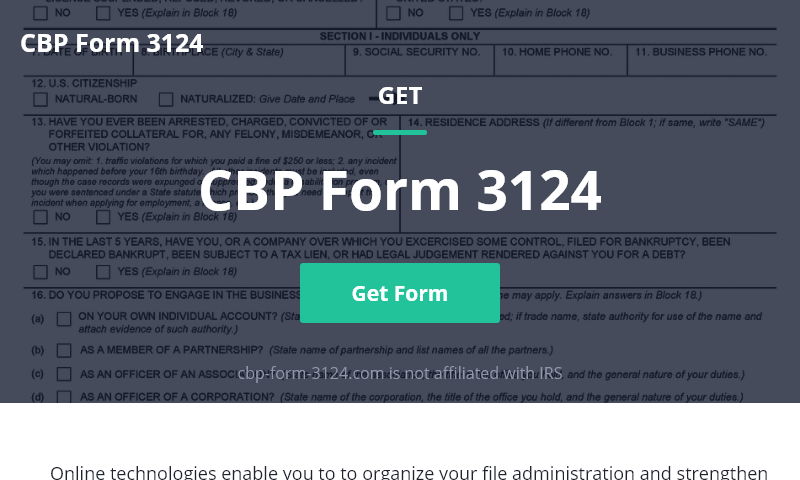 cbp-form-3124.com