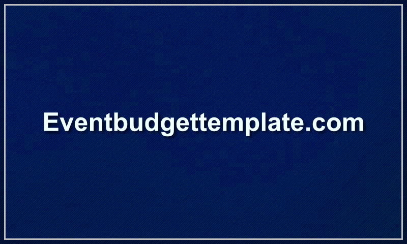 eventbudgettemplate.com