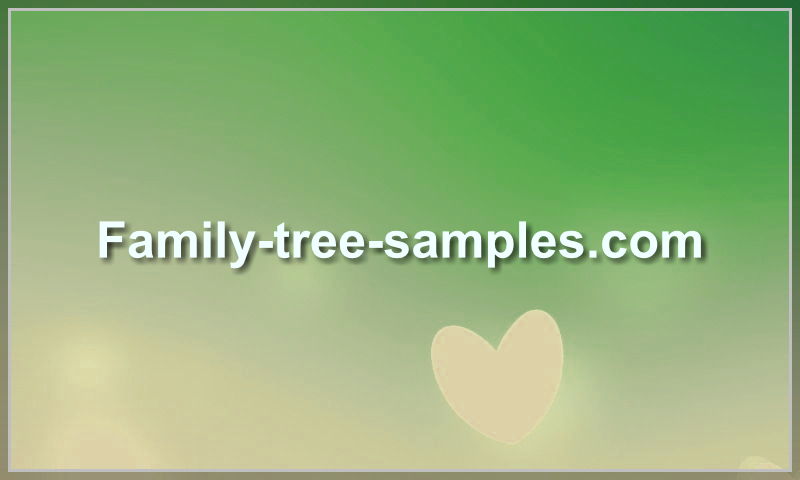 family-tree-samples.com