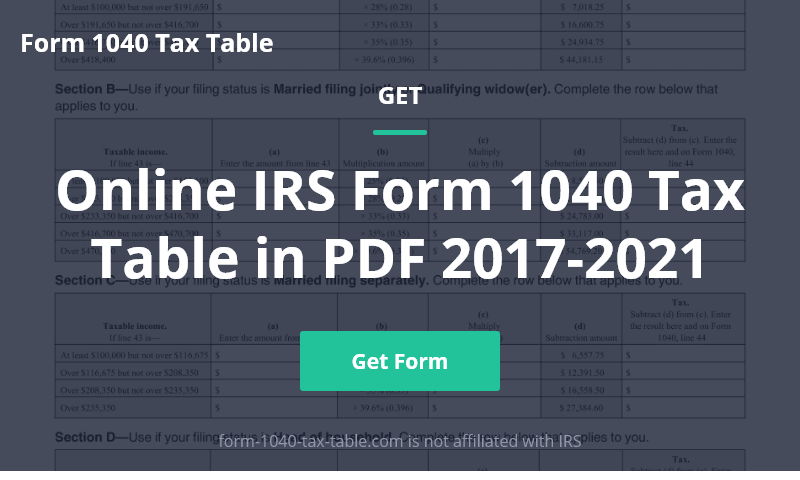 form-1040-tax-table.com
