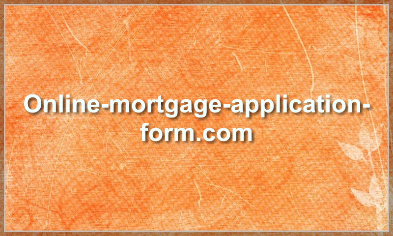 online-mortgage-application-form.com